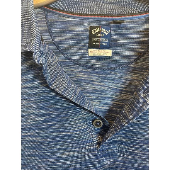 CALLAWAY Golf Polo Shirt Nordstrom 80’s Two-Ply Double Mercerized Italy XL - Picture 4 of 5